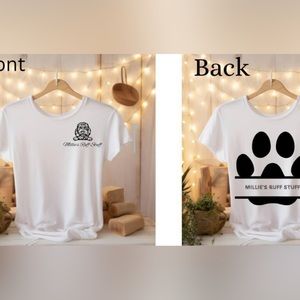 Selling our brand clothing Millie’s ruff stuff